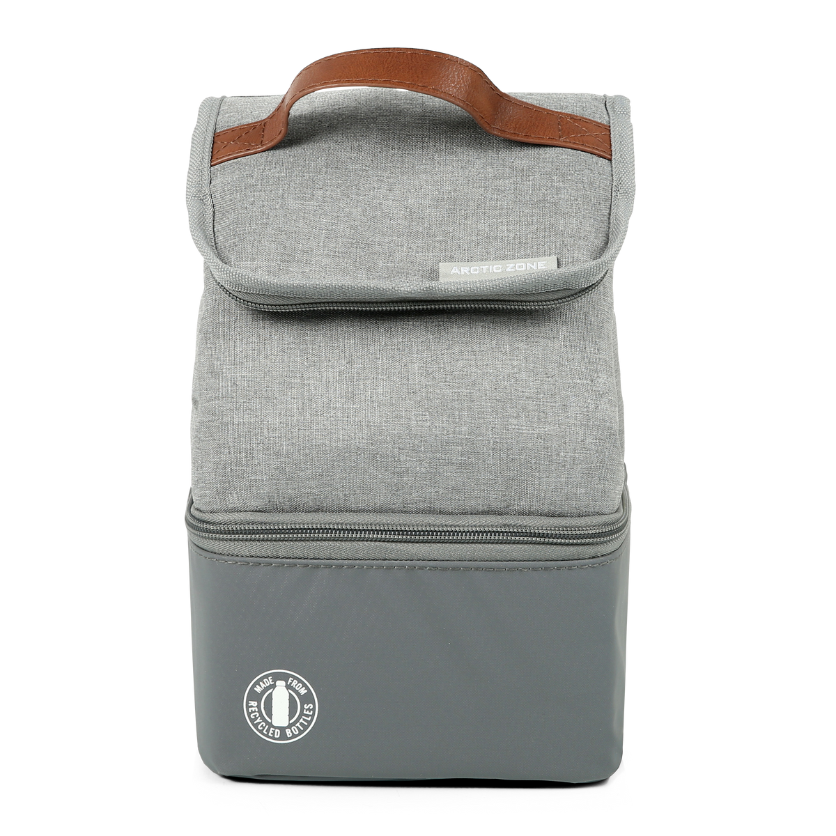 Arctic Zone® Heathered Eco Dual Compartment Hi-Top Lunch Pack | Arctic Zone