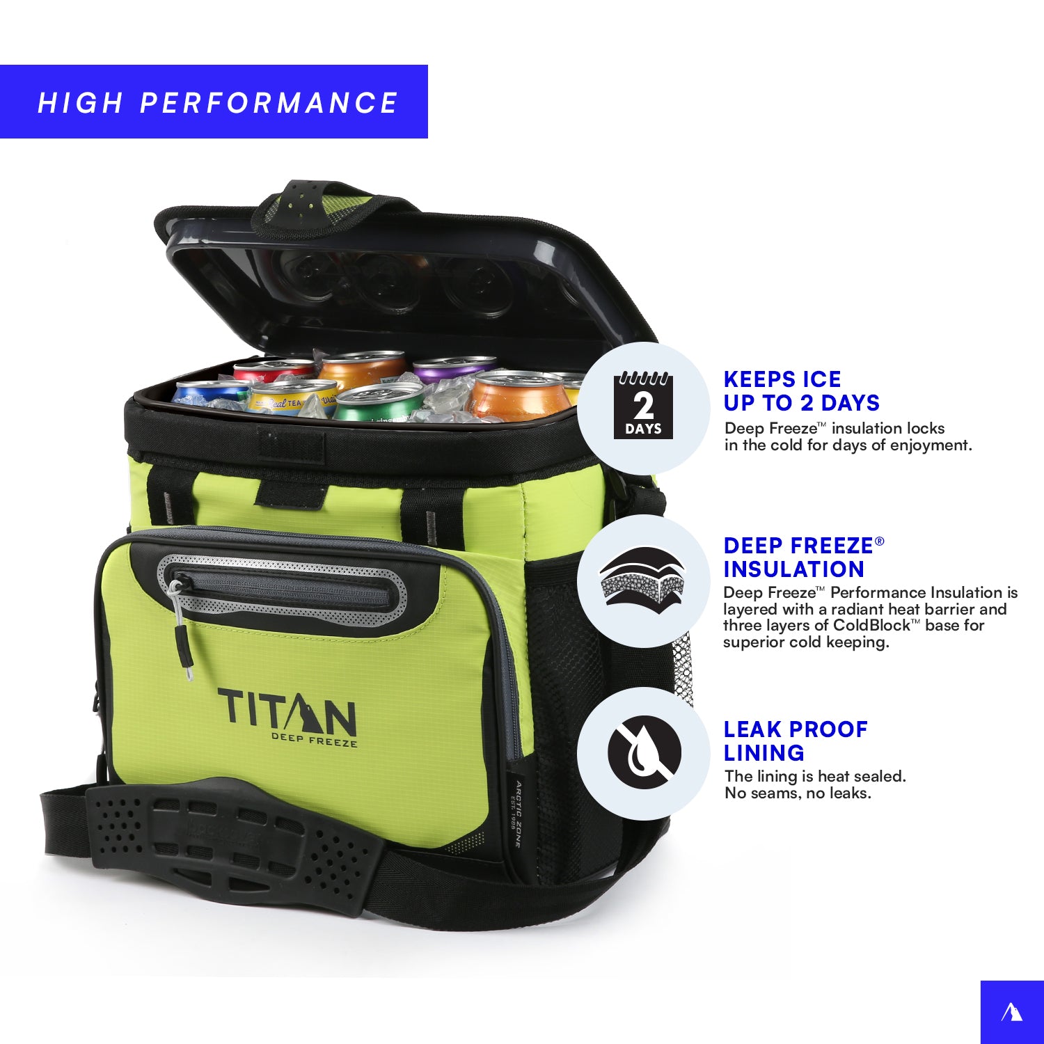 Titan by Arctic Zone™ 16 Can Zipperless HardBody® Cooler | Arctic Zone