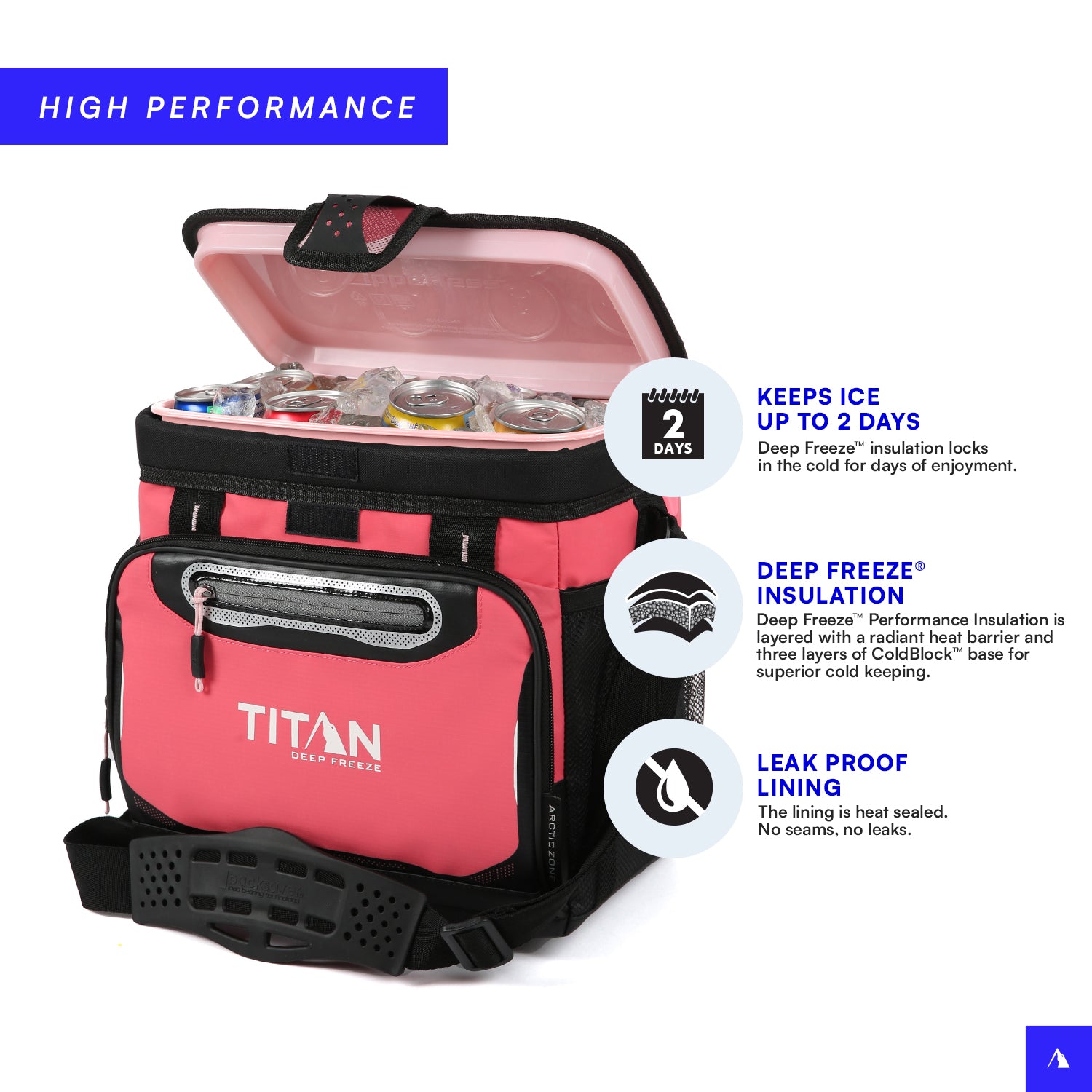 Titan by Arctic Zone™ 16 Can Zipperless HardBody® Cooler | Arctic Zone