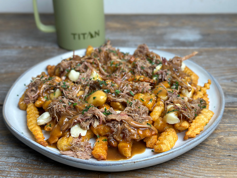 Smoked Pulled Pork Poutine Recipe