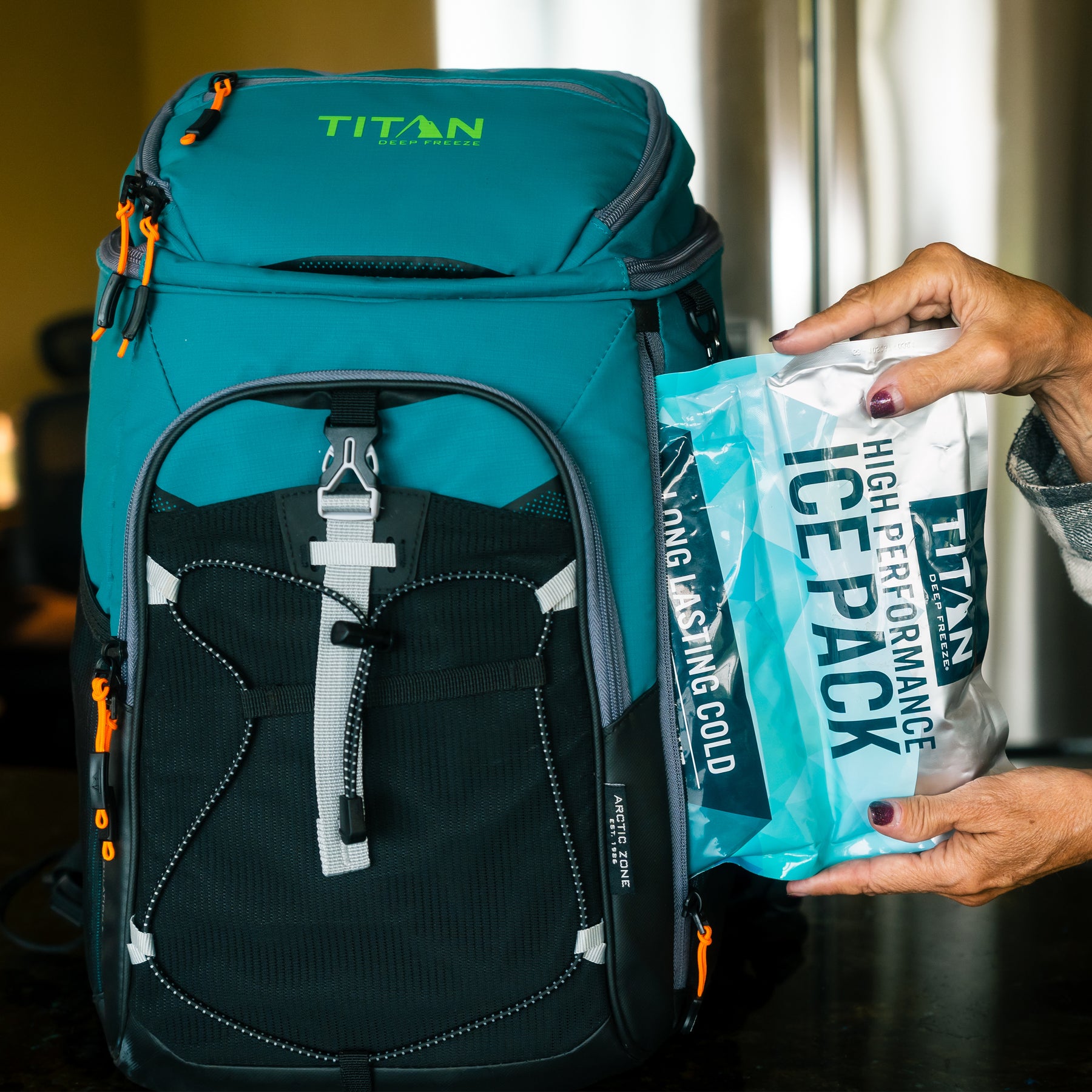 Titan by Arctic Zone™ 30 Can Ice Wall® Backpack Cooler | Arctic Zone